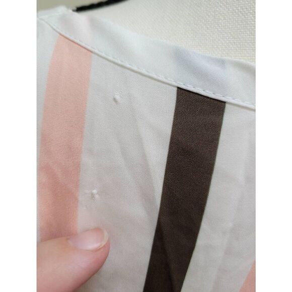 Made with Love Vertical Striped Maxi Sleeveless Dress Size M *New w/defect - Picture 6 of 6